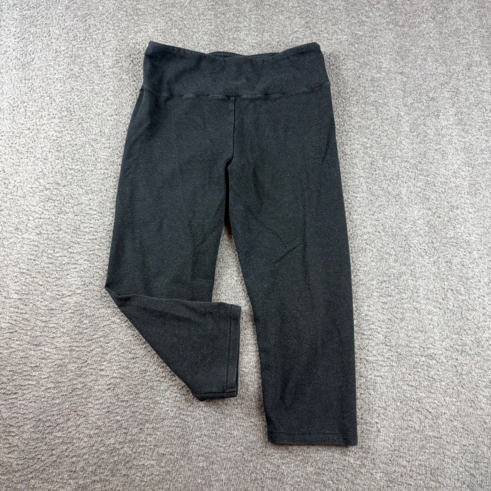 Xersion Cropped Leggings Women's Medium Black High Waist Capri Activewear